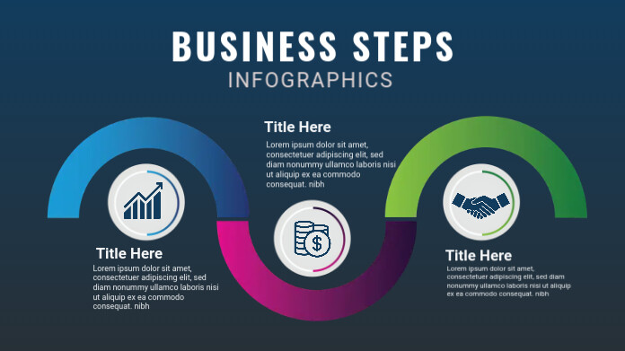 Infographic Design Template โพสต์บน Twitter