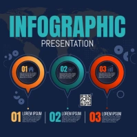 Infographic Presentation Template Wpis na Instagrama