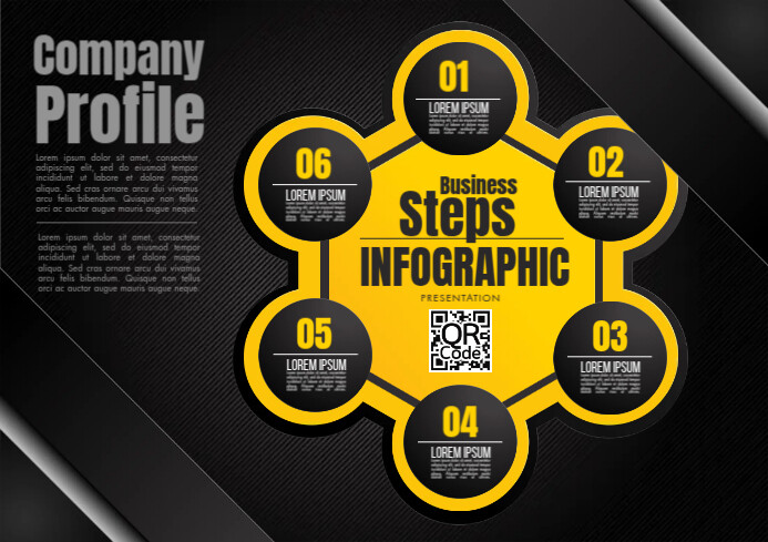 Step Ad Copy of Infographics Business Steps Ads | PosterMyWall