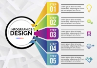 Infographics Design A4 template