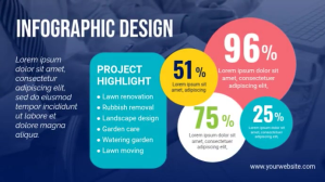 Purple Infographic Design Umbukiso Wedijithali Template
