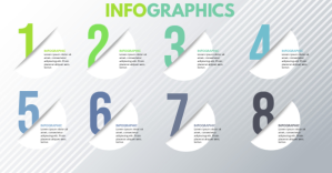 White Infographic Imagen Compartida en Facebook Template