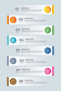 Infographics Flowchart Ads 海报 template