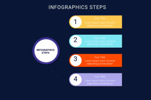 Infographics Steps Labels Template | PosterMyWall