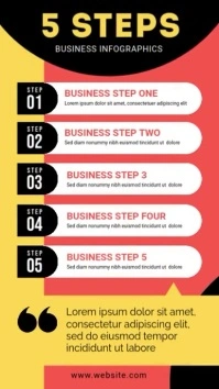 Infographics Template Historia de Instagram