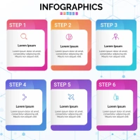 Infographics Template Design Instagram Post