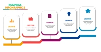 Infographics Template Facebook Shared Image