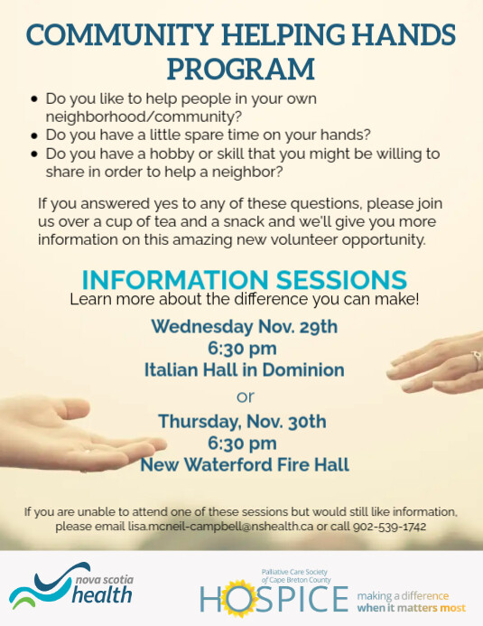 Information Session Flyer Example Information Session Template | PosterMyWall
