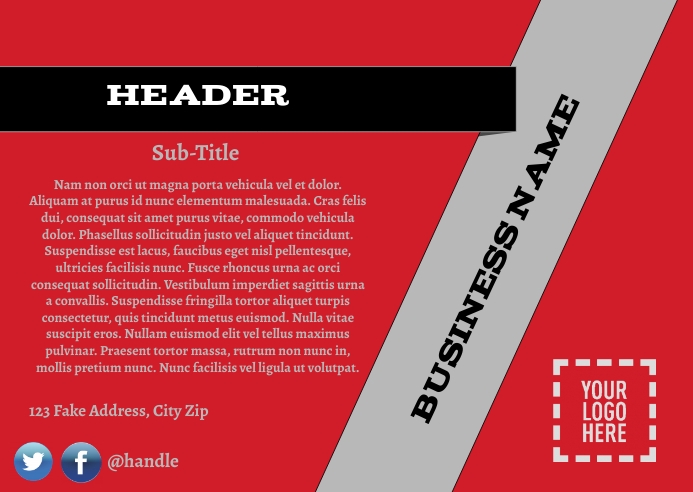 Informational Postcard Template | PosterMyWall