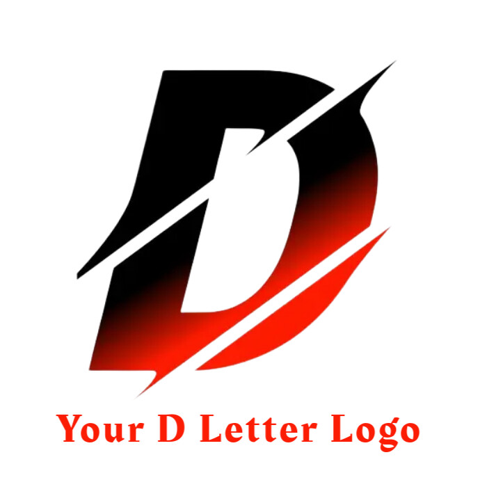 INITIAL LETTER D LOGO DESIGN Template | PosterMyWall