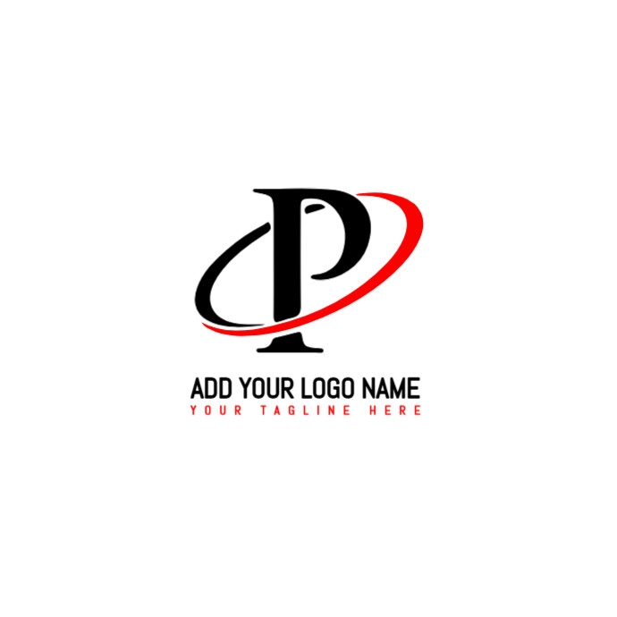 Initial/typography/monogram/unique/elegant/symbol/icon/p Logo/word Mark/letter Mark/identity Logo template