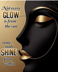 Inner Glow, True Beauty Instagram Portrait template