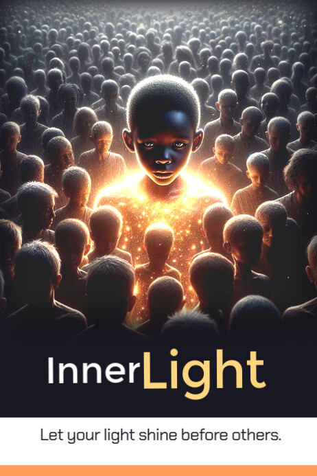 Inner light Poster template