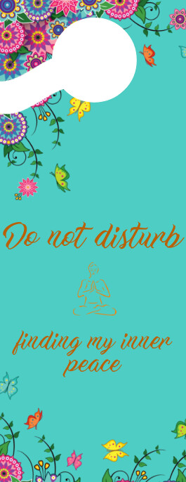Inner Peace Door Hanger Template | PosterMyWall