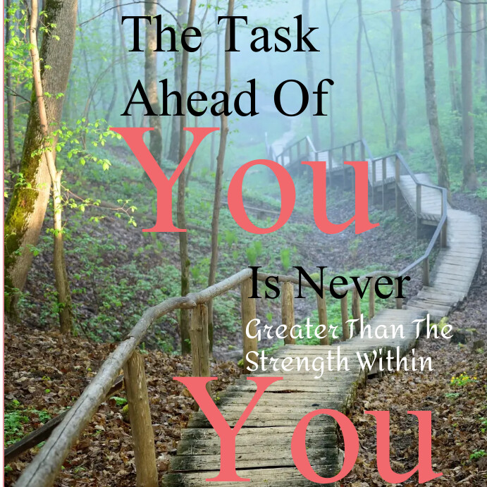 Inner Strength Instagram Post template