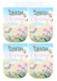 insect caprisun A4 template