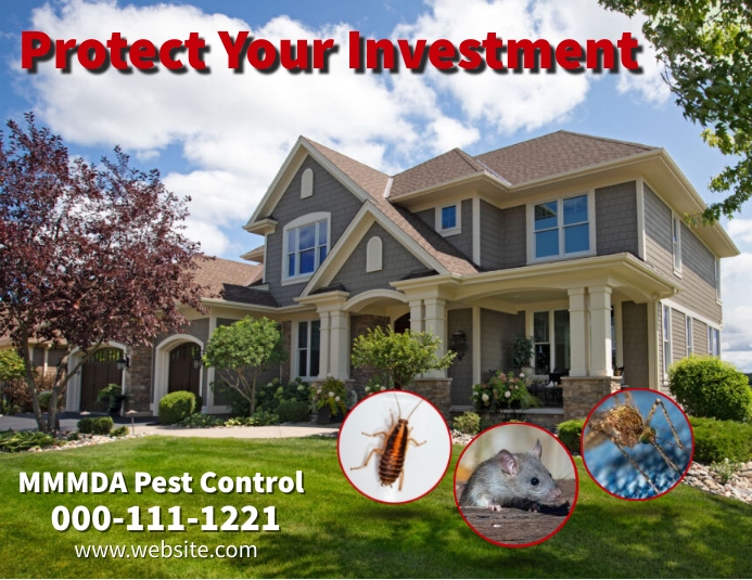 Insect Control Ads Template | PosterMyWall