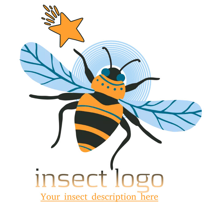 Insect Netlogo Modèle insect logo worms logo worm logo design | PosterMyWall