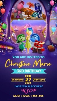 Inside out 2 Digital na Display (9:16) template