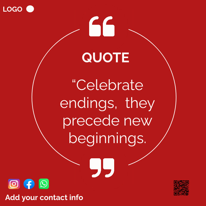 Copy of Insperactional Quote about new year | PosterMyWall
