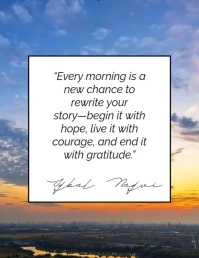 inspiration quite Flyer (US-Letter) template