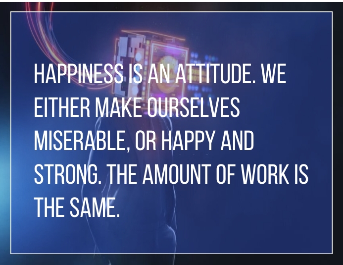 Inspiration quotes flyer template
