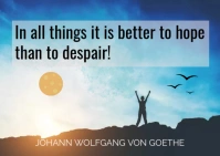 Inspirational and motivational quotes Postcard template