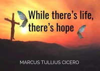 Inspirational and motivational quotes Postcard template