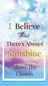 Inspirational Banner Digital Display (9:16) template