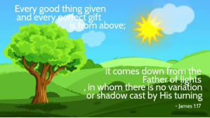 Blue Bible Verse Facebook Cover Video Template