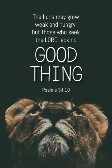 Copia De Inspirational Bible Verse Poster Psalms 34 10 PosterMyWall copia-de-inspirational-bible-verse-poster-psalms-34-10-postermywall