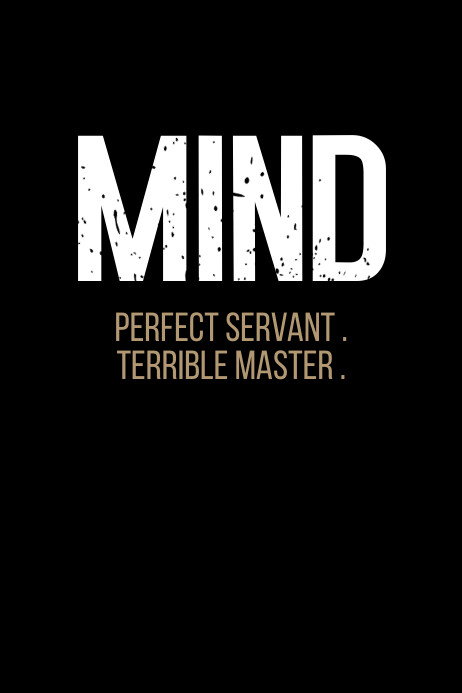 inspirational black white and gold poster (1) template