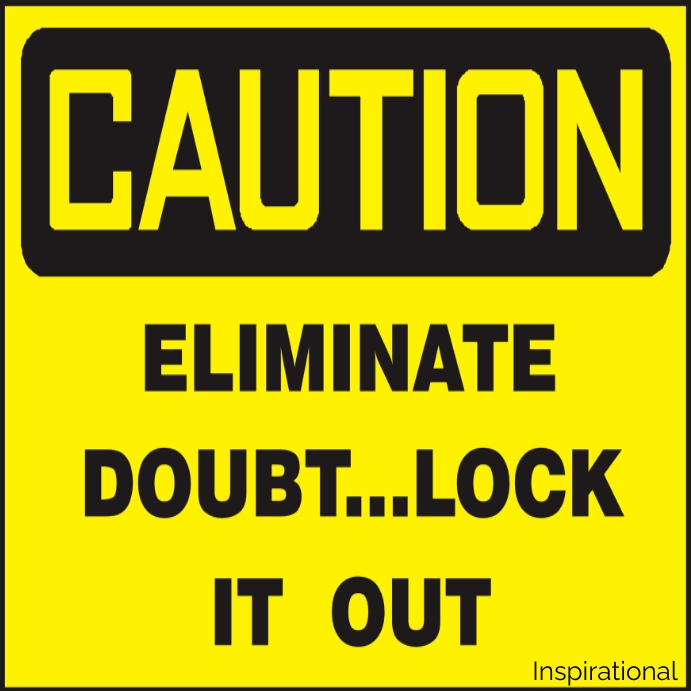 Inspirational caution Instagram post Template | PosterMyWall