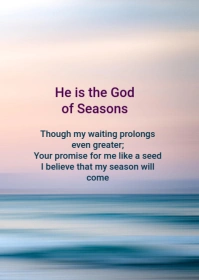 Inspirational Church Poster A6 template