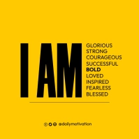 inspirational Instagram Post template