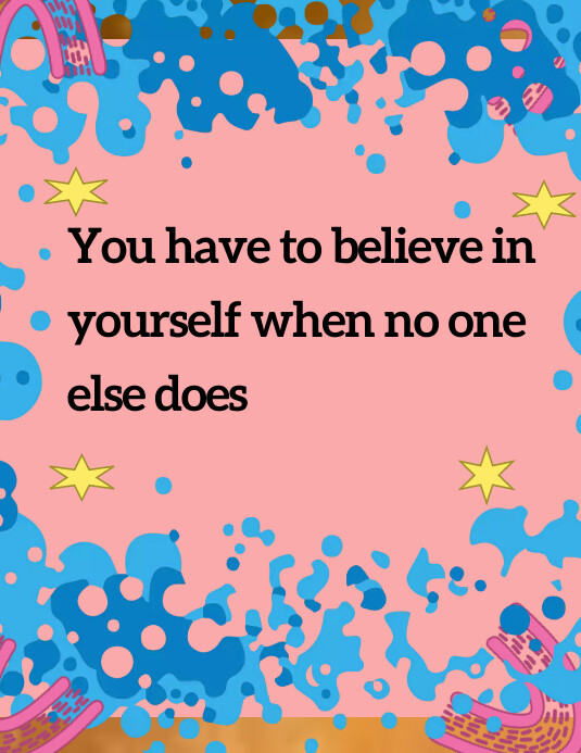 Inspirational Flyer Template PosterMyWall