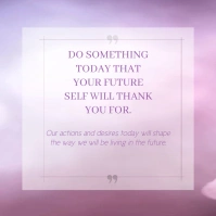 inspirational flyer tempate Square (1:1) template