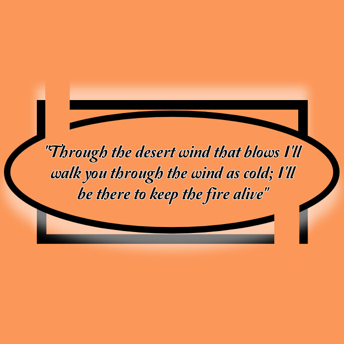 Inspirational message Instagram Post template