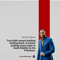 inspirational motivational quote flyer design Square (1:1) template