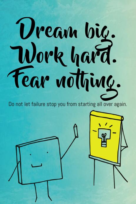Inspirational poster template | PosterMyWall