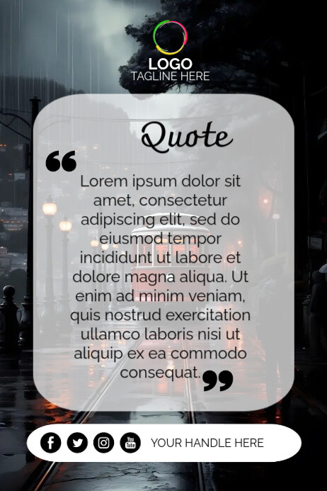 Inspirational quote Template | PosterMyWall