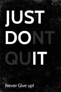 inspirational quote poster template Póster