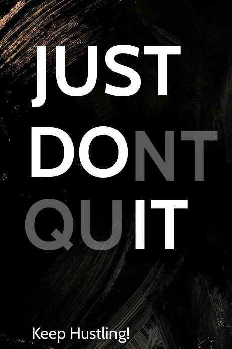 Inspirational quote poster template | PosterMyWall