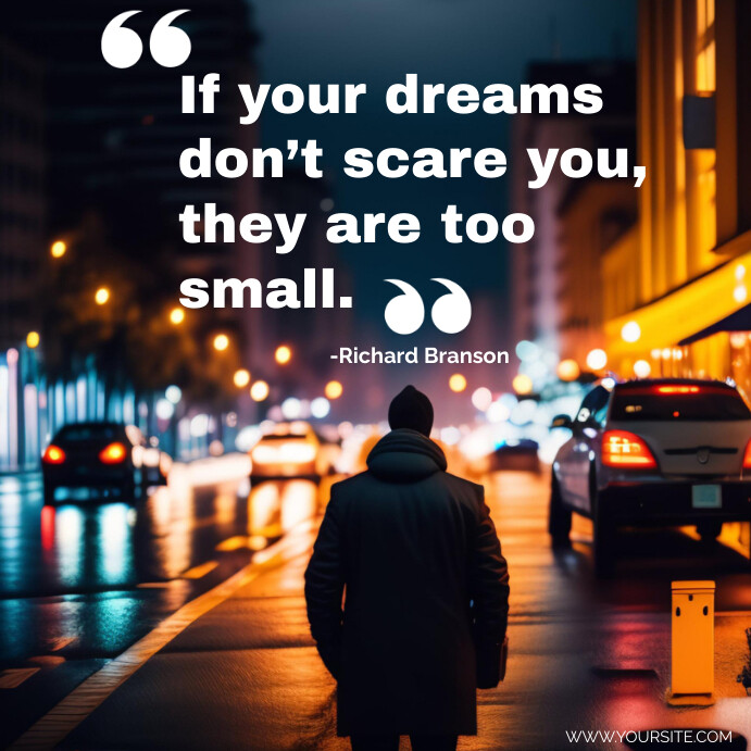 INSPIRATIONAL QUOTES Template PosterMyWall