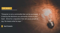 Inspirational quotes Presentation (16:9) template