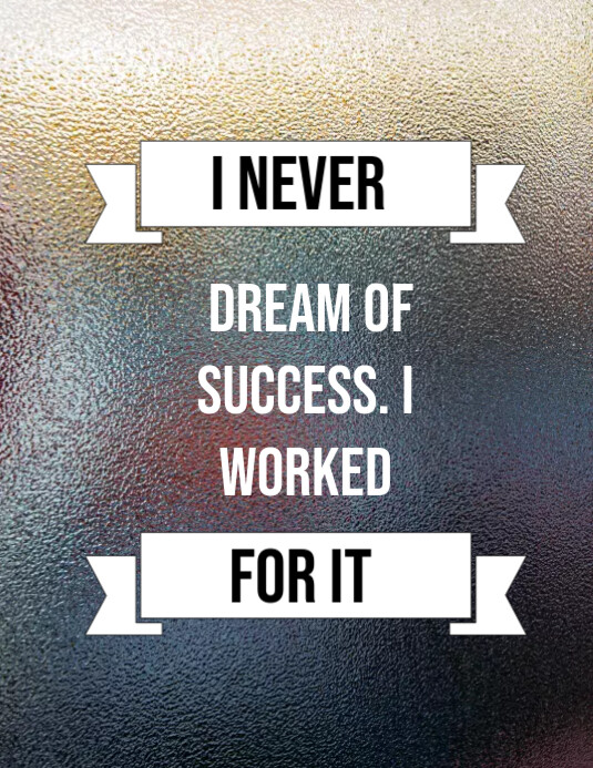 inspirational quotes flyer template