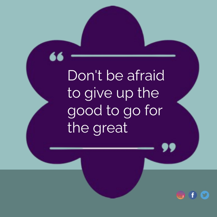 Copy of Inspirational quotes Instagram post template PosterMyWall