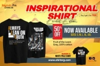 Inspirational Shirt Limited Deals Poster template