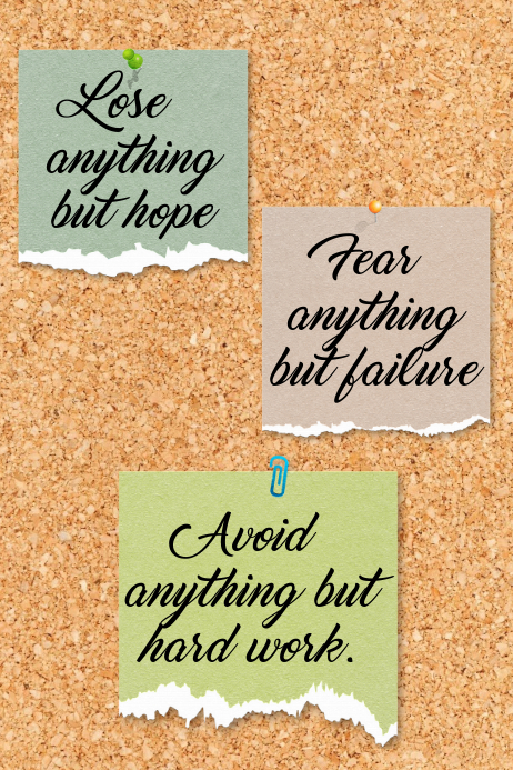 inspirational template Poster