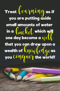 inspirational message poster template | PosterMyWall